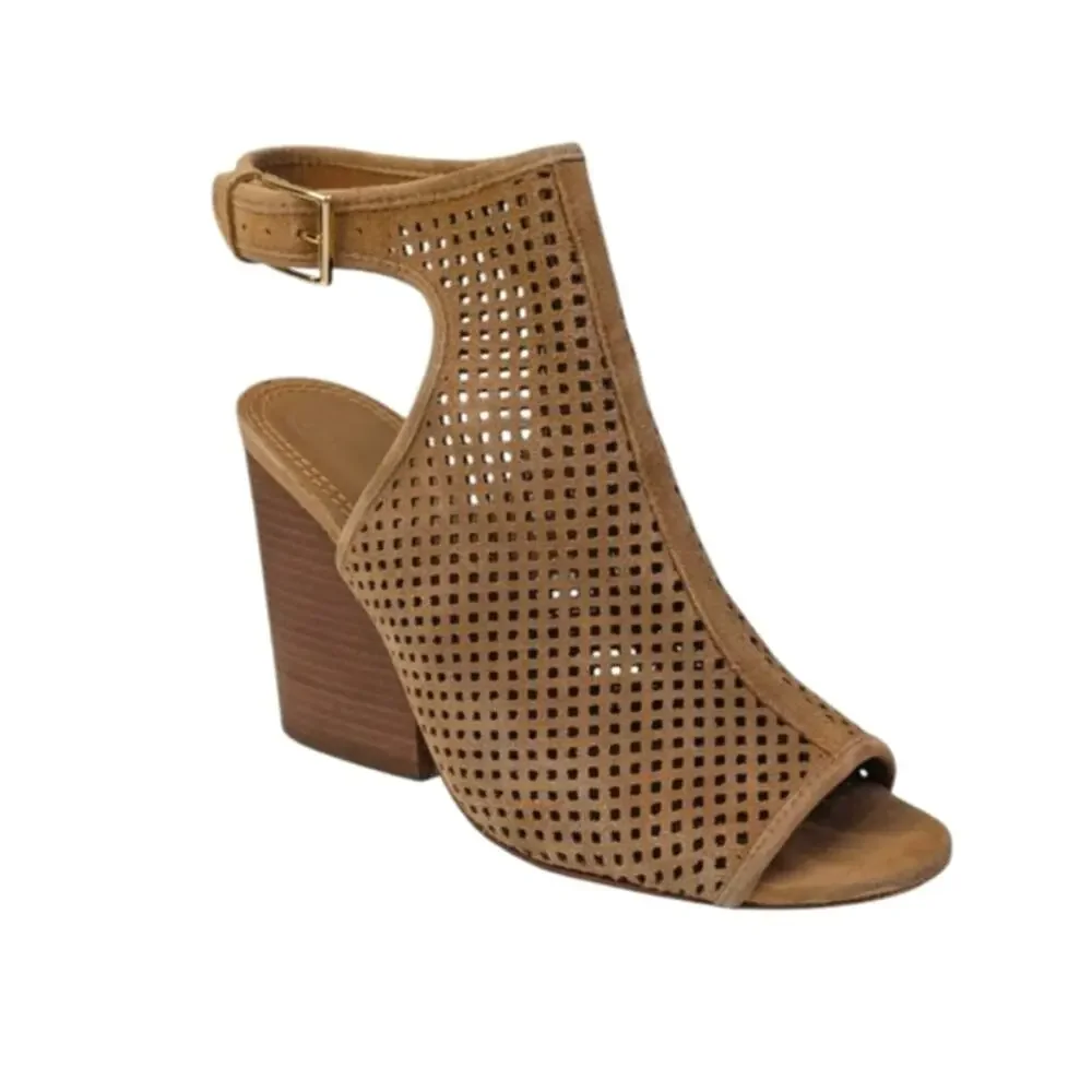 Tory Burch Jesse Block Heel Booties GUC $368 Size 8M    S3370